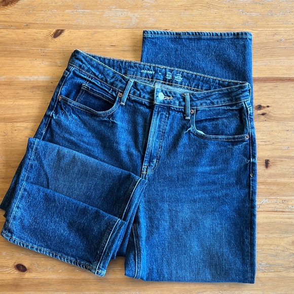 Old Navy High Rise Blue Jeans - Picture 3 of 5